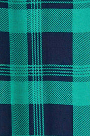 Product shot of The Perfect Relaxed Fit Shirt in colour Navycheck (Blue), detail