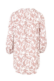 Product shot of The Perfect Relaxed Fit Shirt in colour Nudeblush (Pink), from the back