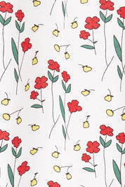 Product shot of The Perfect Relaxed Fit Shirt in colour Redfloral (White), detail