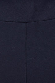 Product shot of The Pull On Ponte Boot Leg Pant in colour Darknavy (Blue), detail