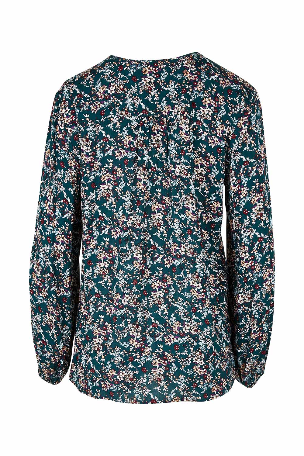 Preloved The V Neck Rayon Top - Fernfloral