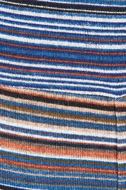 Product shot of The Striped Light Knit Lined Skirt in colour Bluestripe (Blue), detail