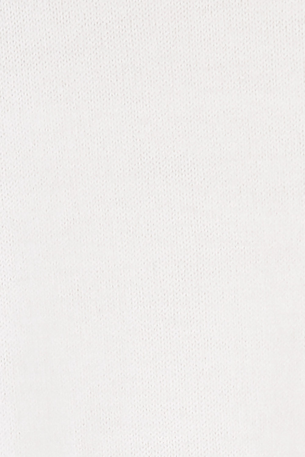 Product shot of The Essential Soft High Low Jumper in colour Snow (White), detail