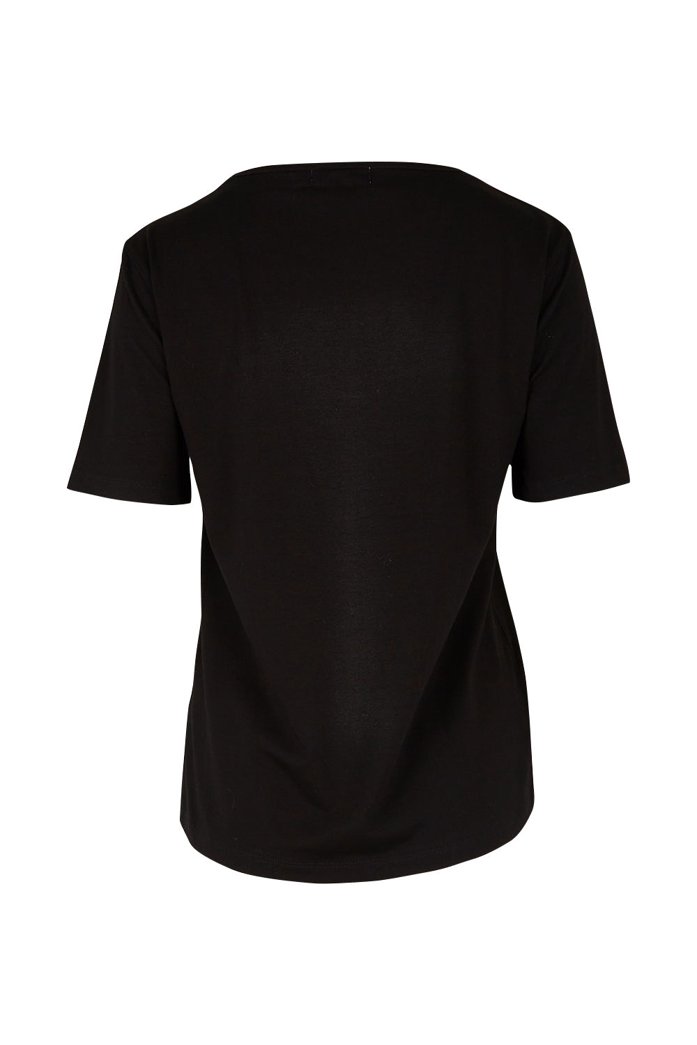 Product shot of The Keepers Tee in colour Black (Black), from the back