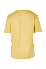 Product shot of The Keepers Tee in colour Camel, from the back