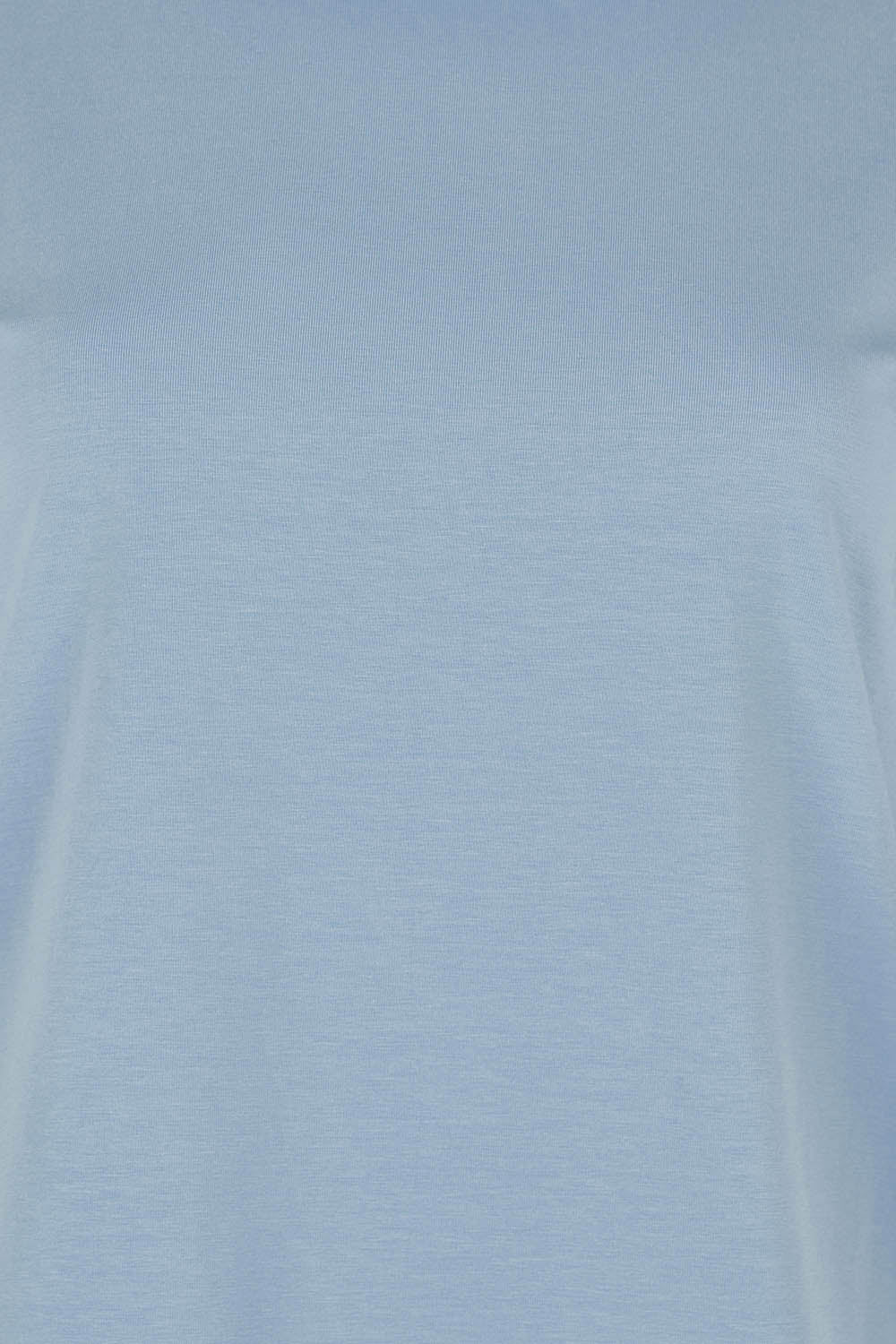 Product shot of The Keepers Tee in colour Dustyblue (Blue), detail