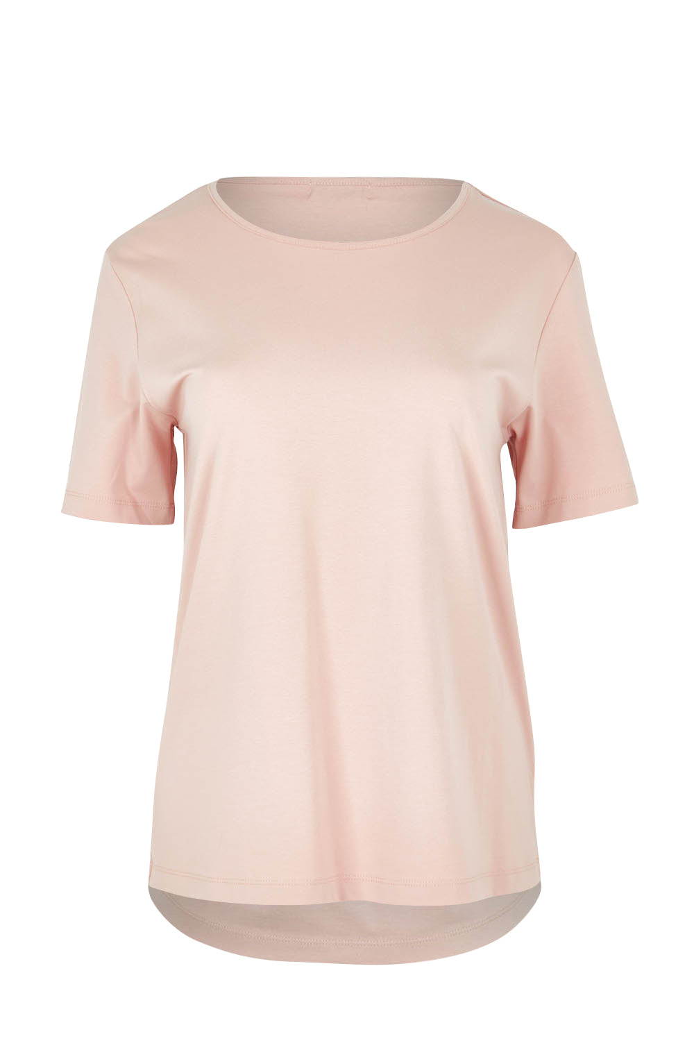 Product shot of The Keepers Tee in colour Dustyrose (Pink), from the front