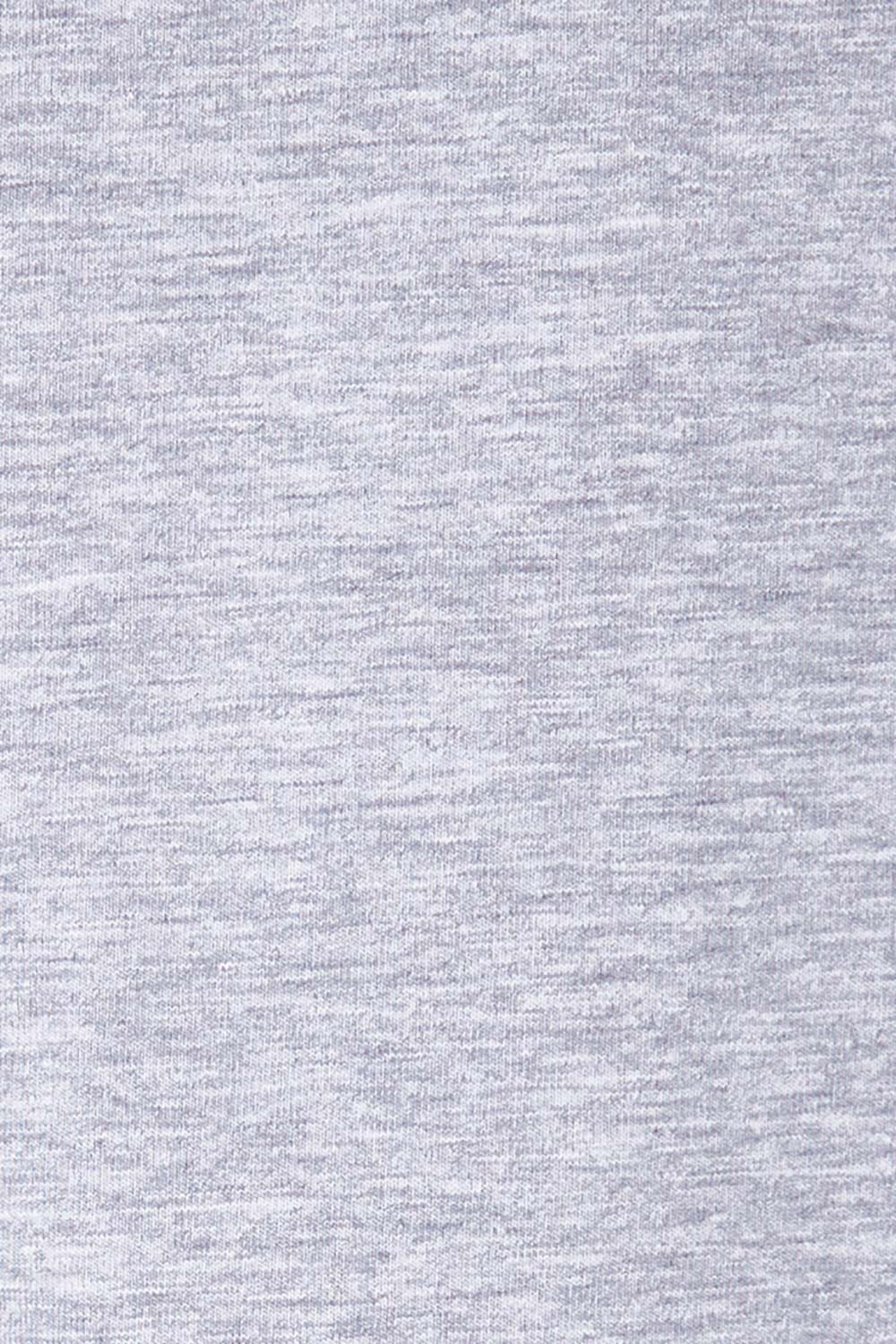 Product shot of The Keepers Tee in colour Greymarle (Grey), detail