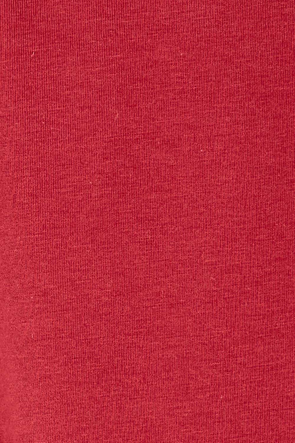 Product shot of The Keepers Tee in colour Rose (Pink), detail