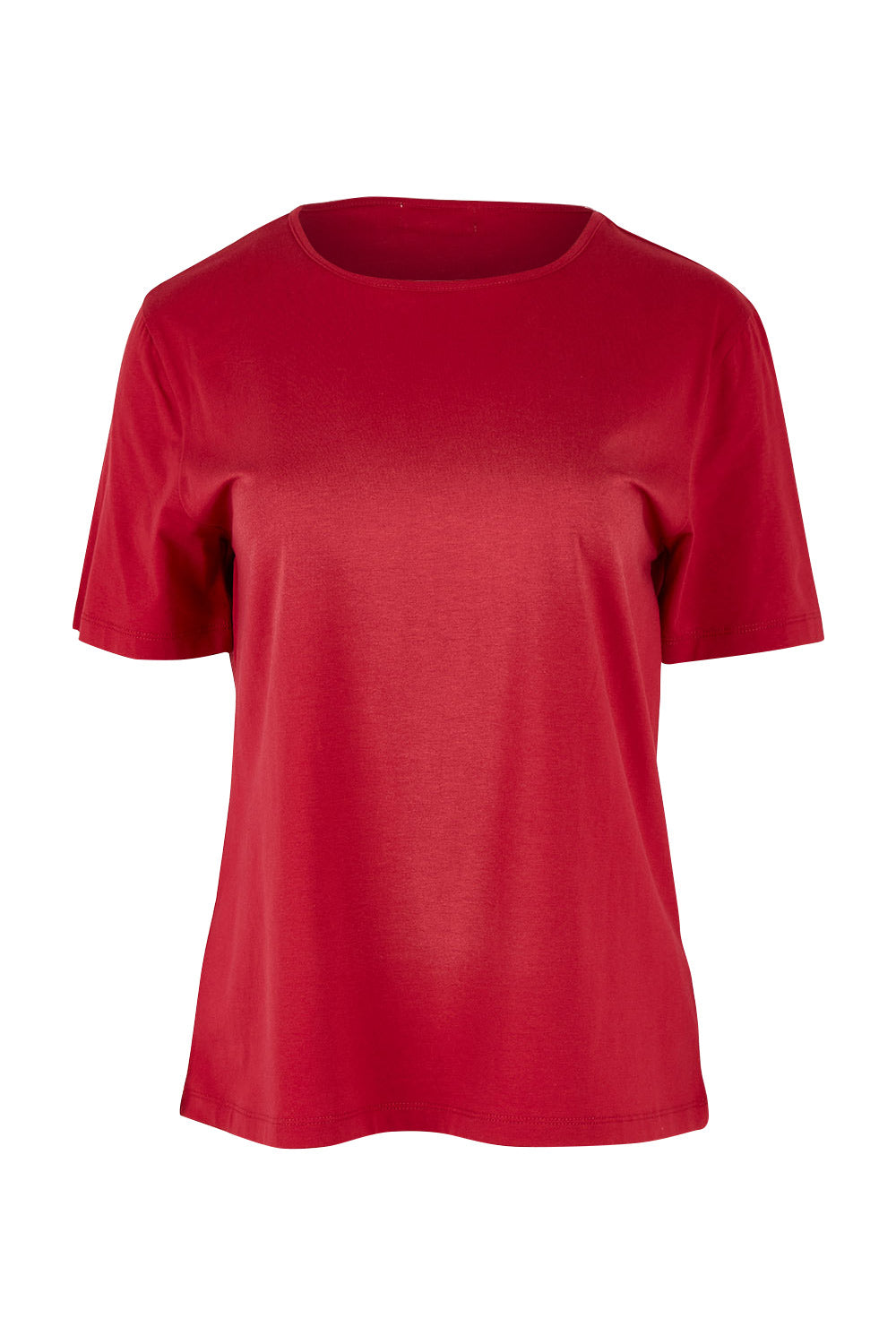 Product shot of The Keepers Tee in colour Rose (Pink), from the front