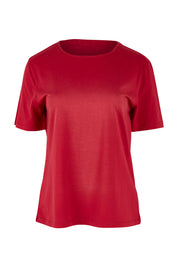 Product shot of The Keepers Tee in colour Rose (Pink), from the front