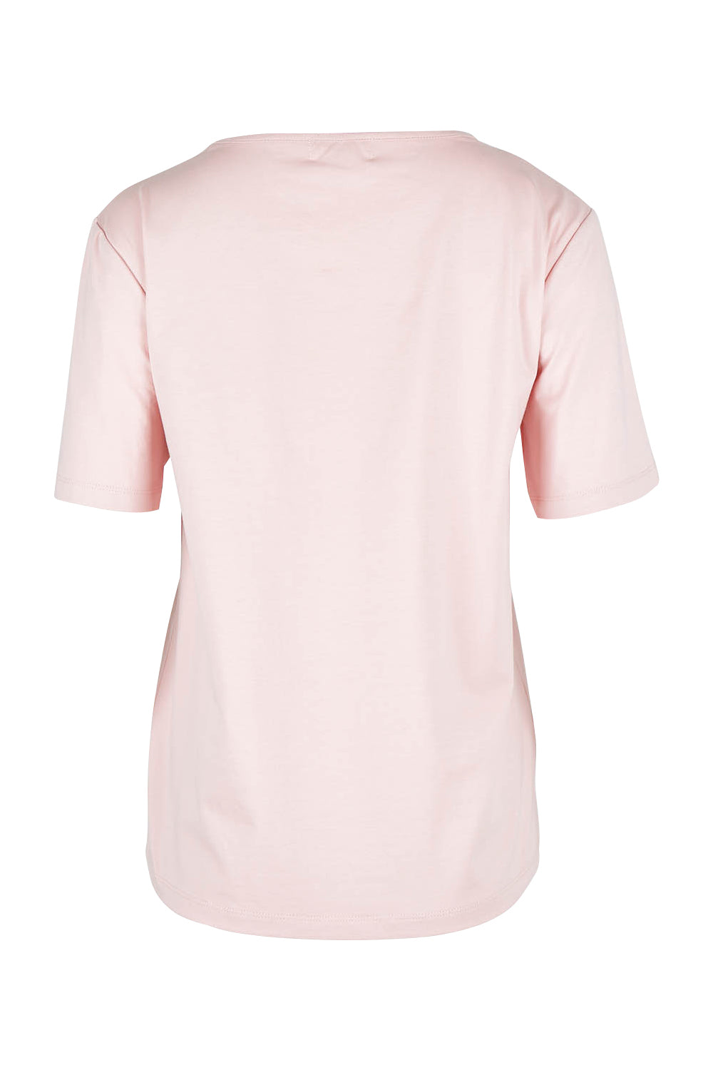 Product shot of The Keepers Tee in colour Softpink (Pink), from the back