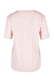 Product shot of The Keepers Tee in colour Softpink (Pink), from the back