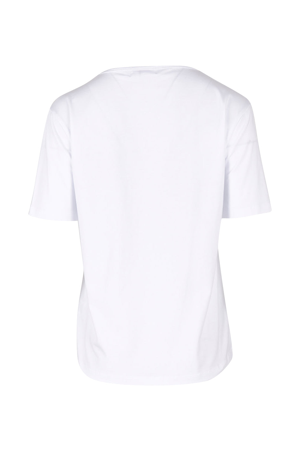 Product shot of The Keepers Tee in colour White (White), from the back