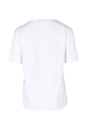 Product shot of The Keepers Tee in colour White (White), from the back