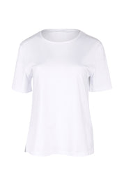 Product shot of The Keepers Tee in colour White (White), from the front