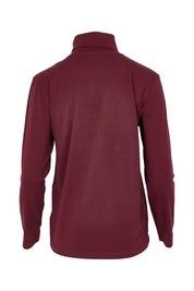 Product shot of The Keepers Skivvy in colour Burgundy (Purple), from the back