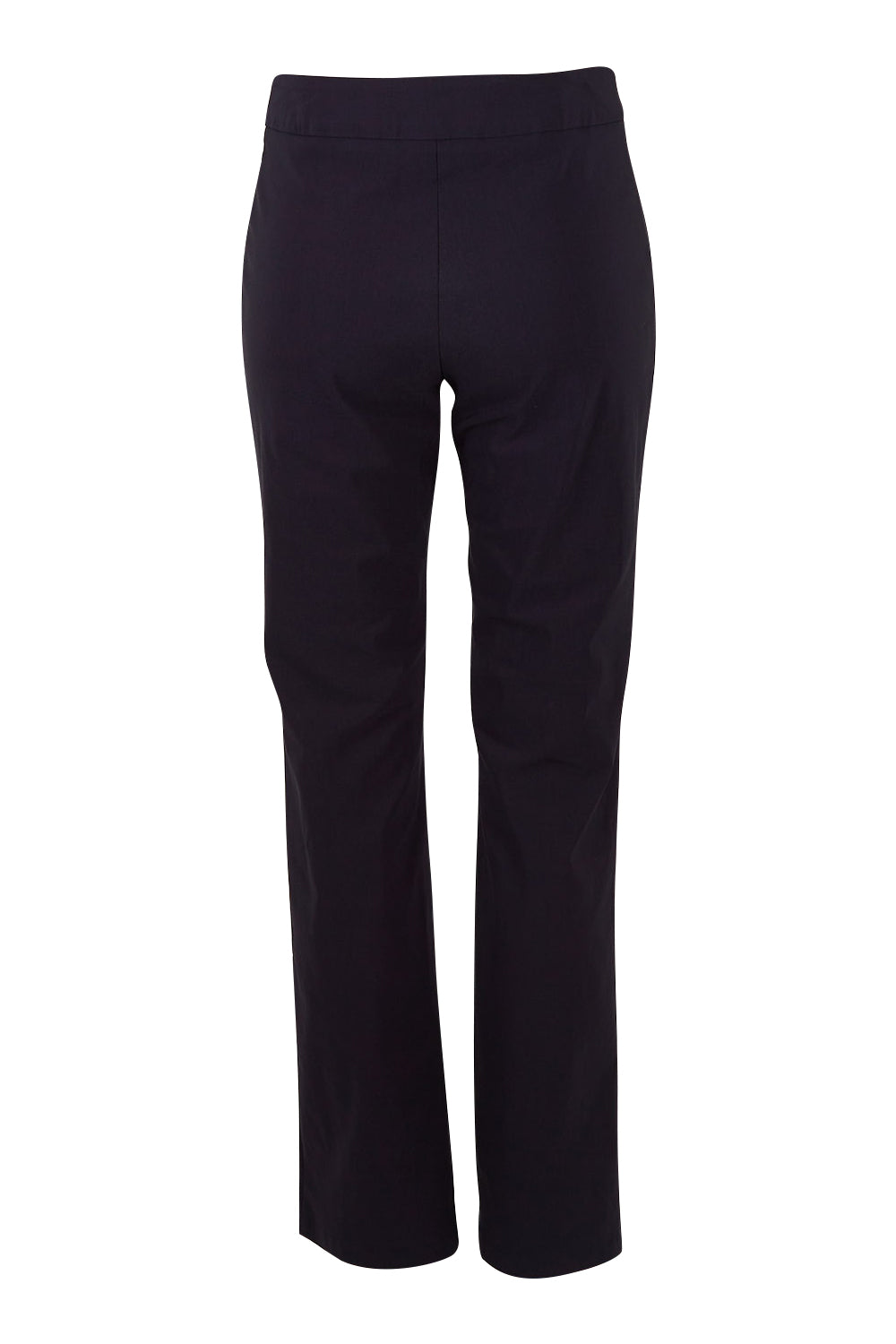 Product shot of The Bengaline Everyday Pant in colour Navy (Blue), from the back