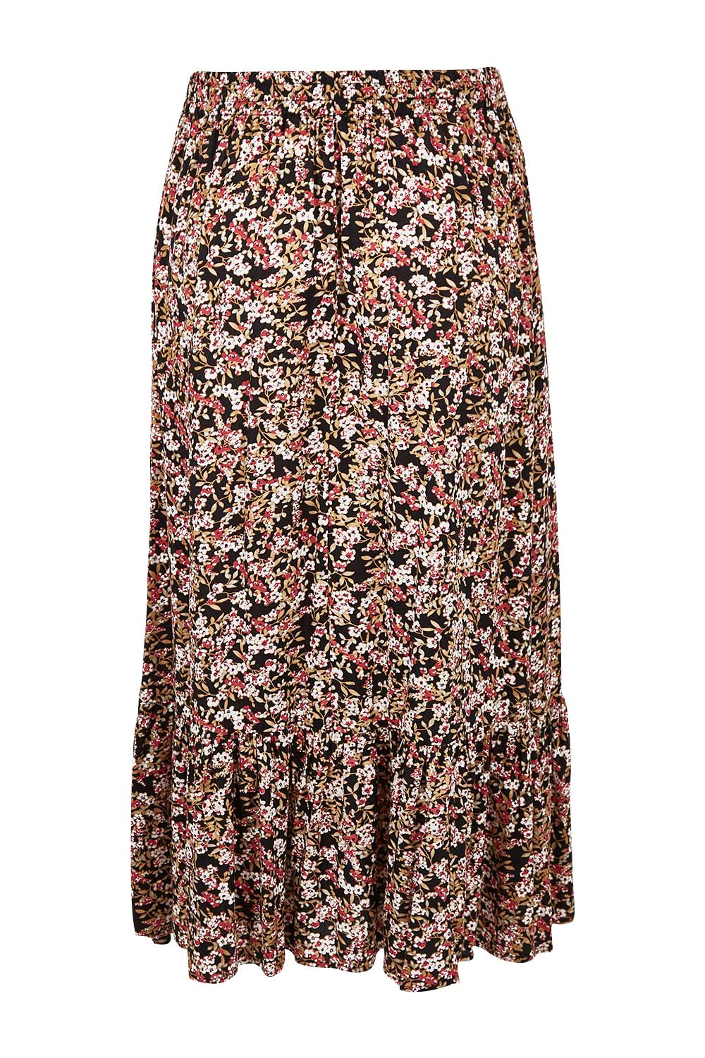 Preloved The Pull On Fit And Flare Skirt - Floral