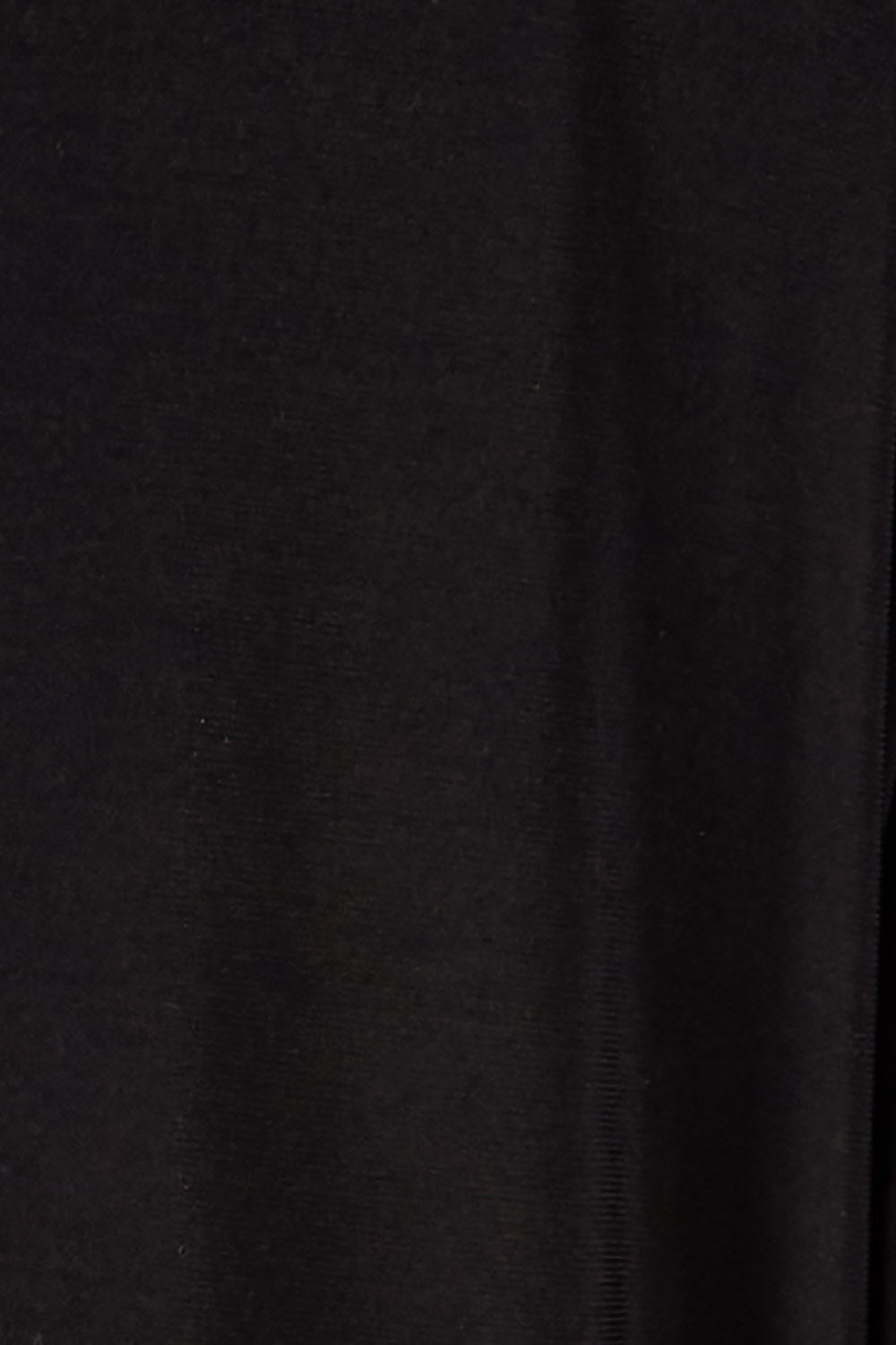 Product shot of The Recycled Long Sleeve Everyday Dress in colour Black (Black), detail