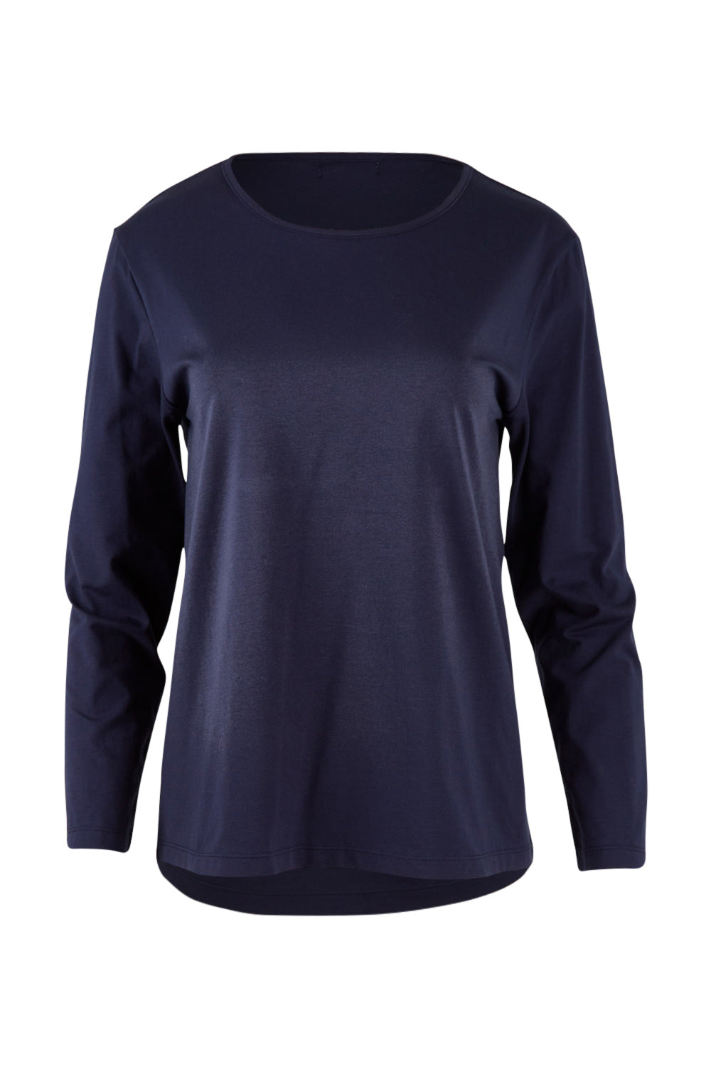 Product shot of The Keepers Long Sleeve Tee in colour Darknavy (Blue), from the front