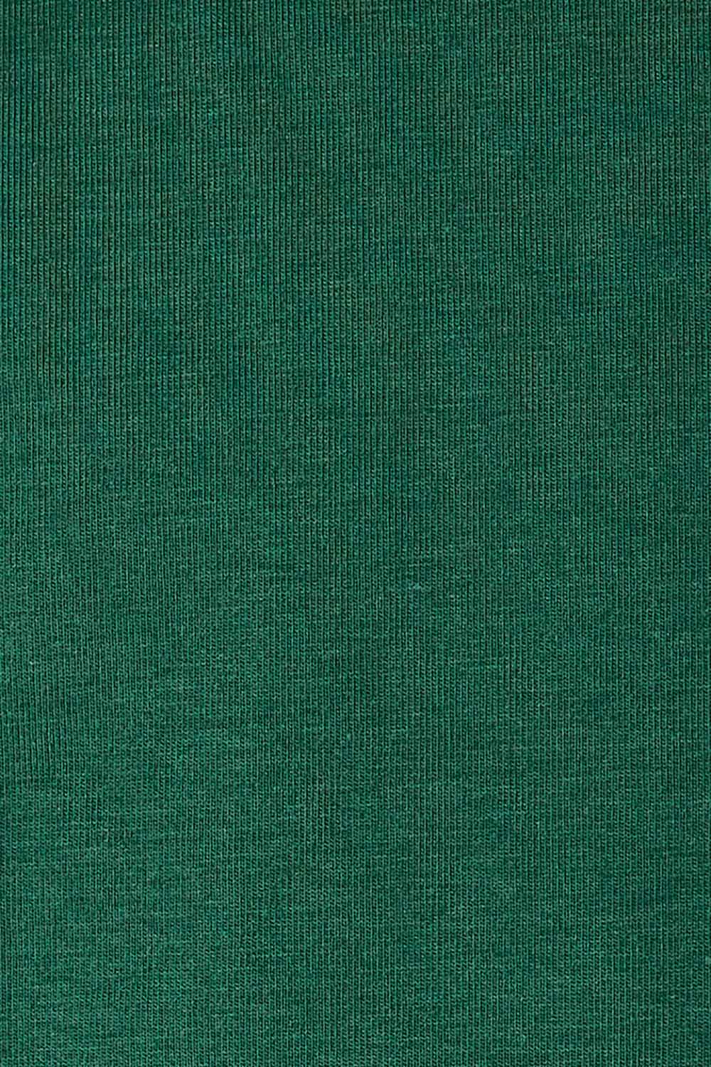 Product shot of The Keepers Long Sleeve Tee in colour Forest (Green), detail