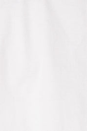 Product shot of The Keepers Long Sleeve Tee in colour White (White), detail