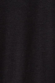 Product shot of The Cut Out Jersey Top in colour Black (Black), detail