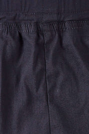 Product shot of The Casual Pull On Summer Pant in colour Navy (Blue), detail