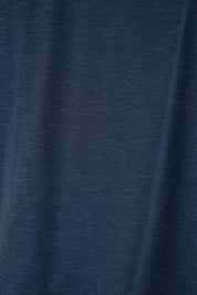 Product shot of The Layered Tee Dress in colour Blueocean (Blue), detail