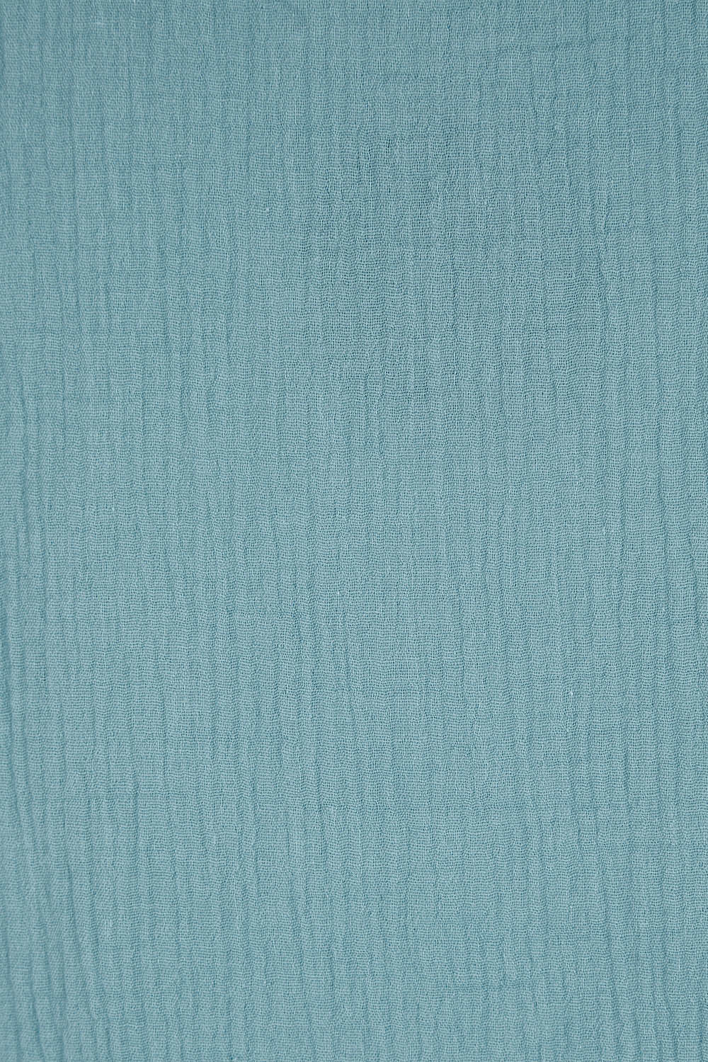 Product shot of The Textured Easy Wear Tank in colour Chambray (Blue), detail