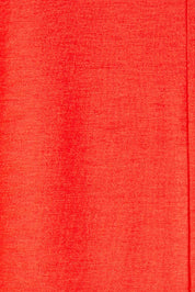 Product shot of The Long Overlay Tank in colour Red (Red), detail