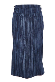 The Printed 5 Pocket Cord Skirt – Navystripe