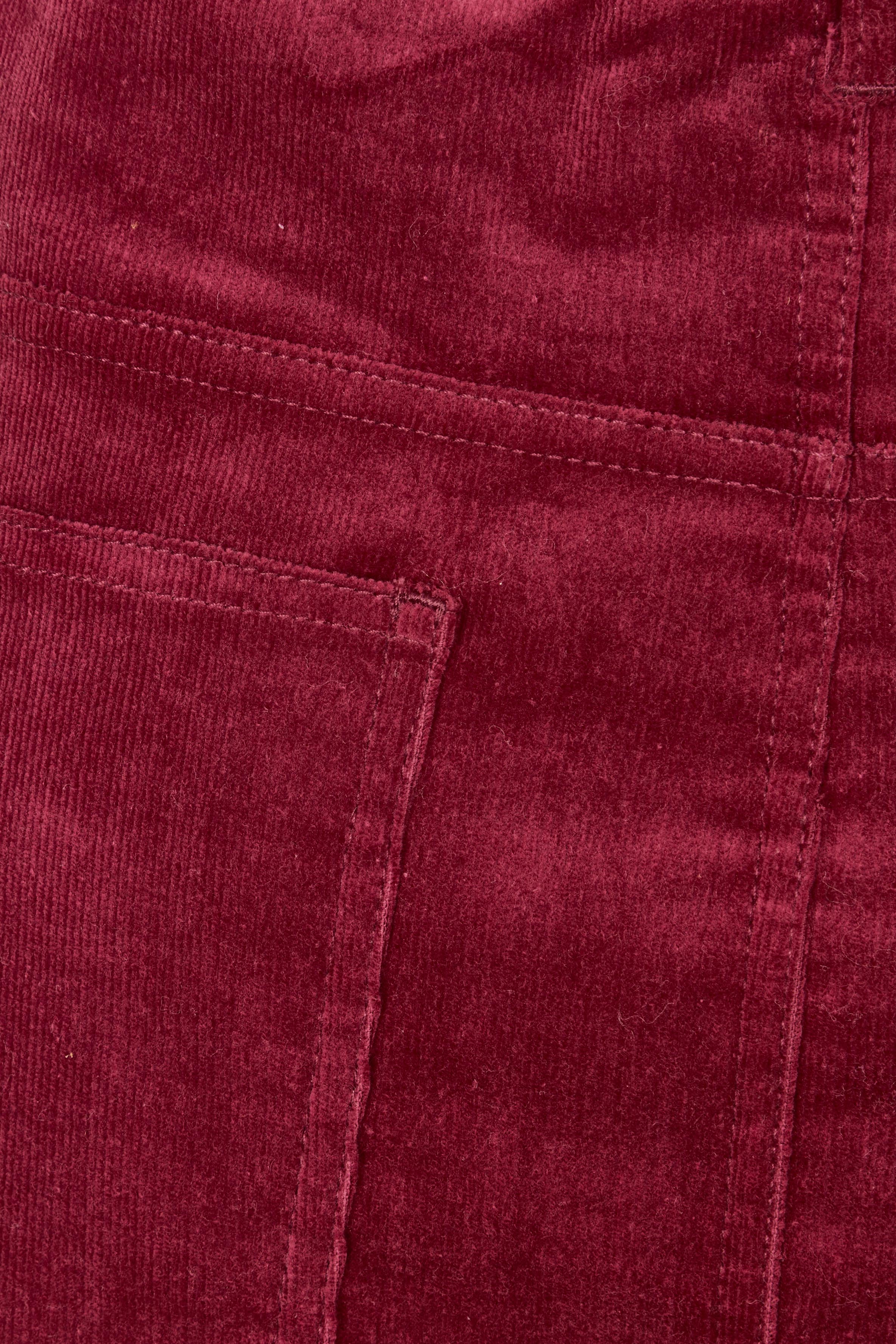 Preloved The 5 Pocket Cord Midi Skirt - Dustyrose