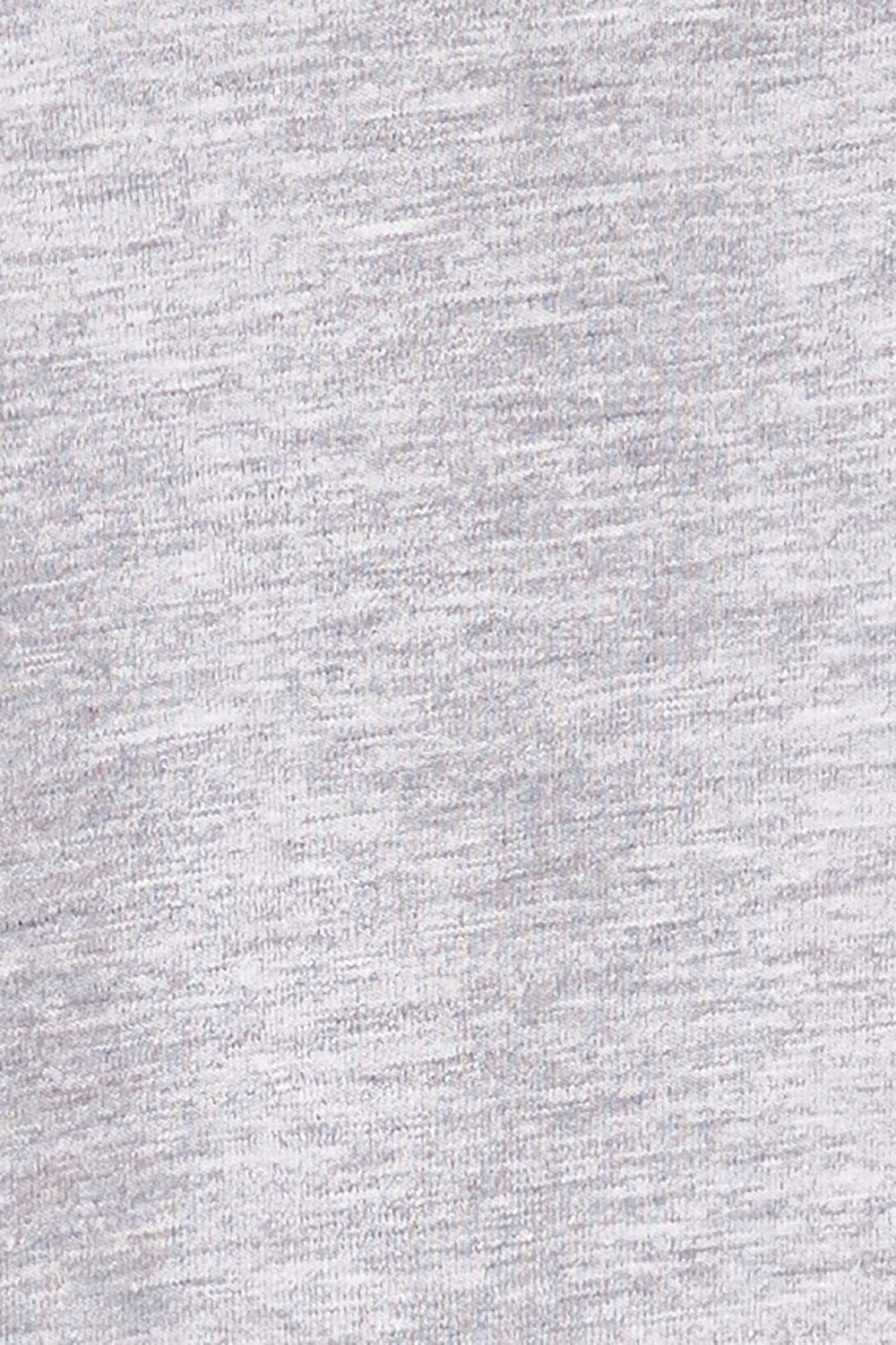 Product shot of The Summer Tee Dress in colour Silvermarl (Grey), detail