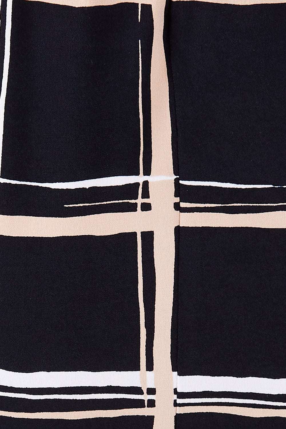 Product shot of The Printed Easy Wear Maxi Skirt in colour Bluecheck (Blue), detail