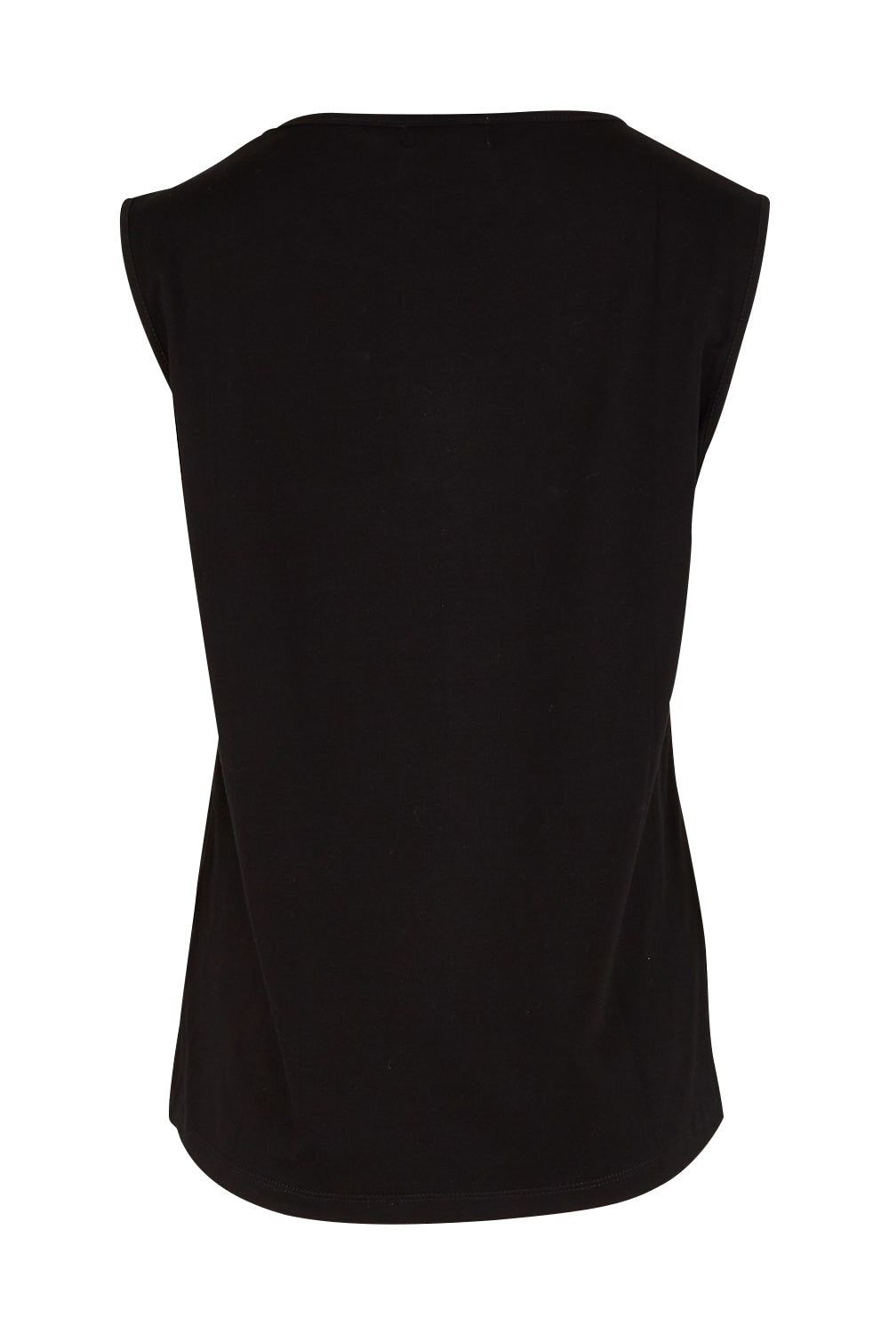 Product shot of The Keepers Classic Tank in colour Black (Black), from the back