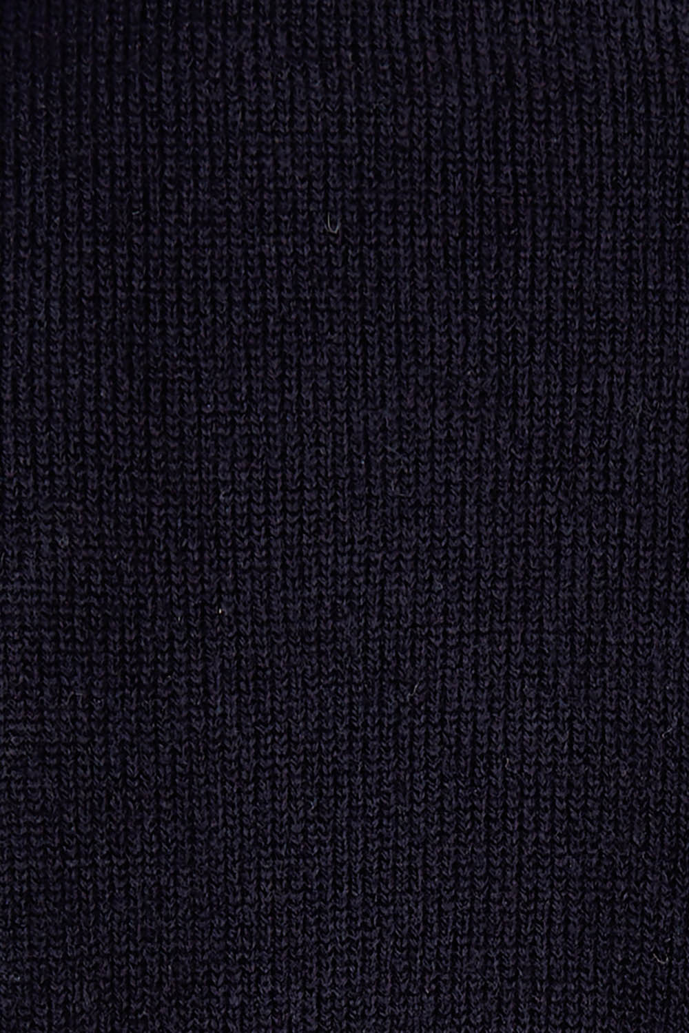 Product shot of The Keepers Soft V Neck Jumper in colour Darknavy (Blue), detail