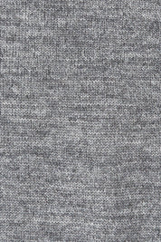 Product shot of The Keepers Soft Round Neck Jumper in colour Greymarle (Grey), detail