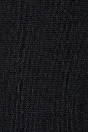 Product shot of The Soft Sleeveless Mockturtle Jumper in colour Black (Black), detail