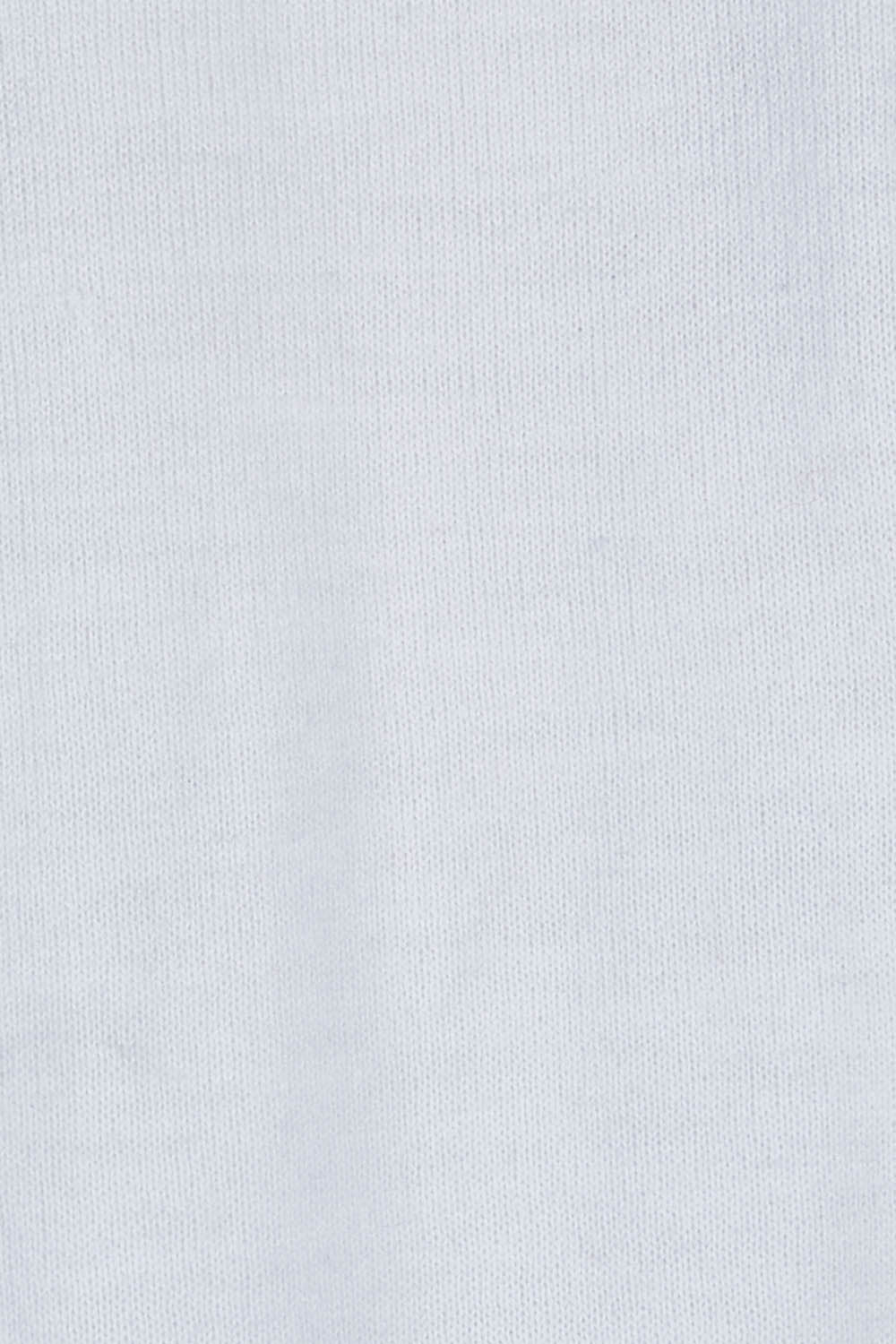Product shot of The Soft Sleeveless Mockturtle Jumper in colour White (White), detail