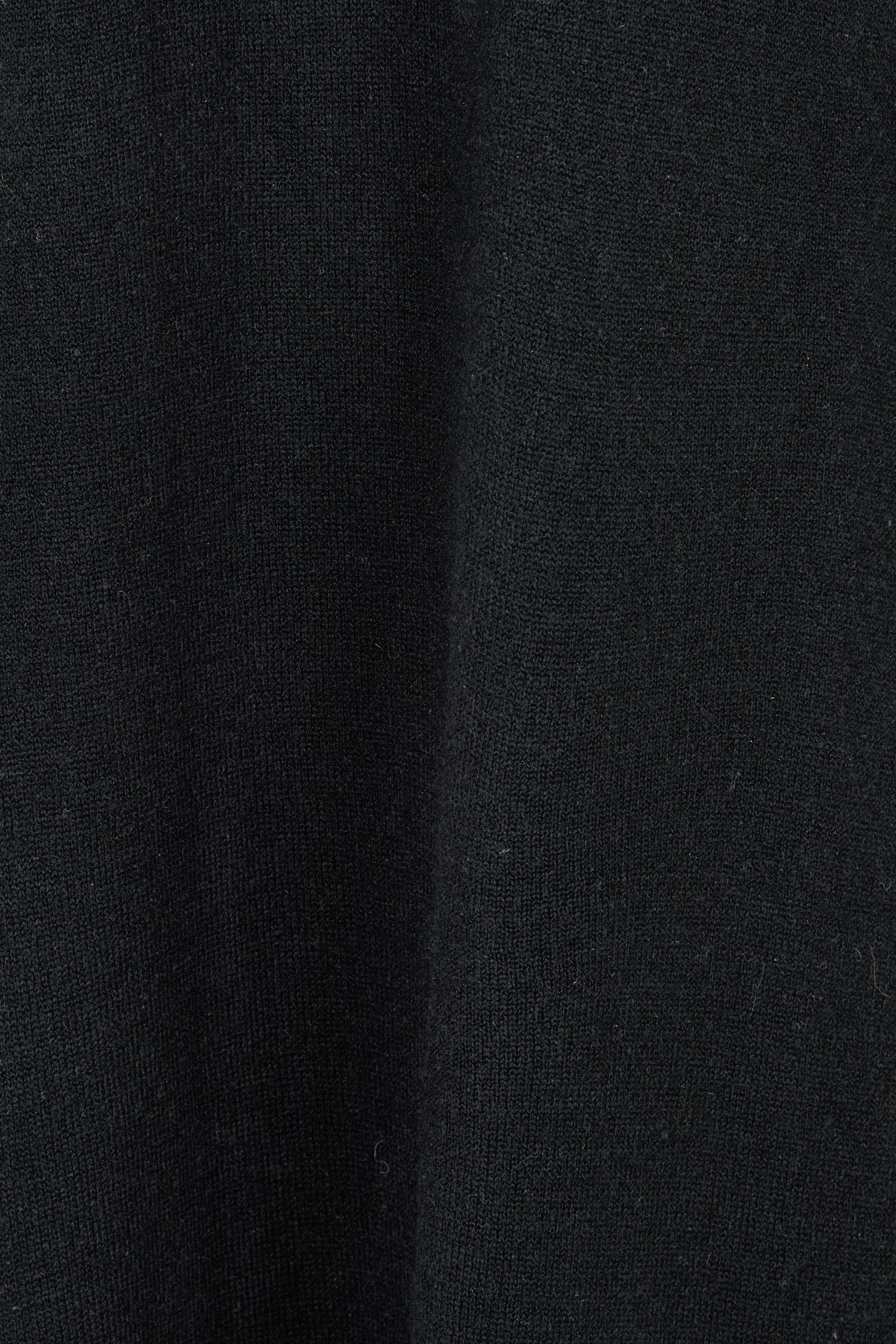 Product shot of The Keepers Soft Knit Maxi Dress in colour Black (Black), detail