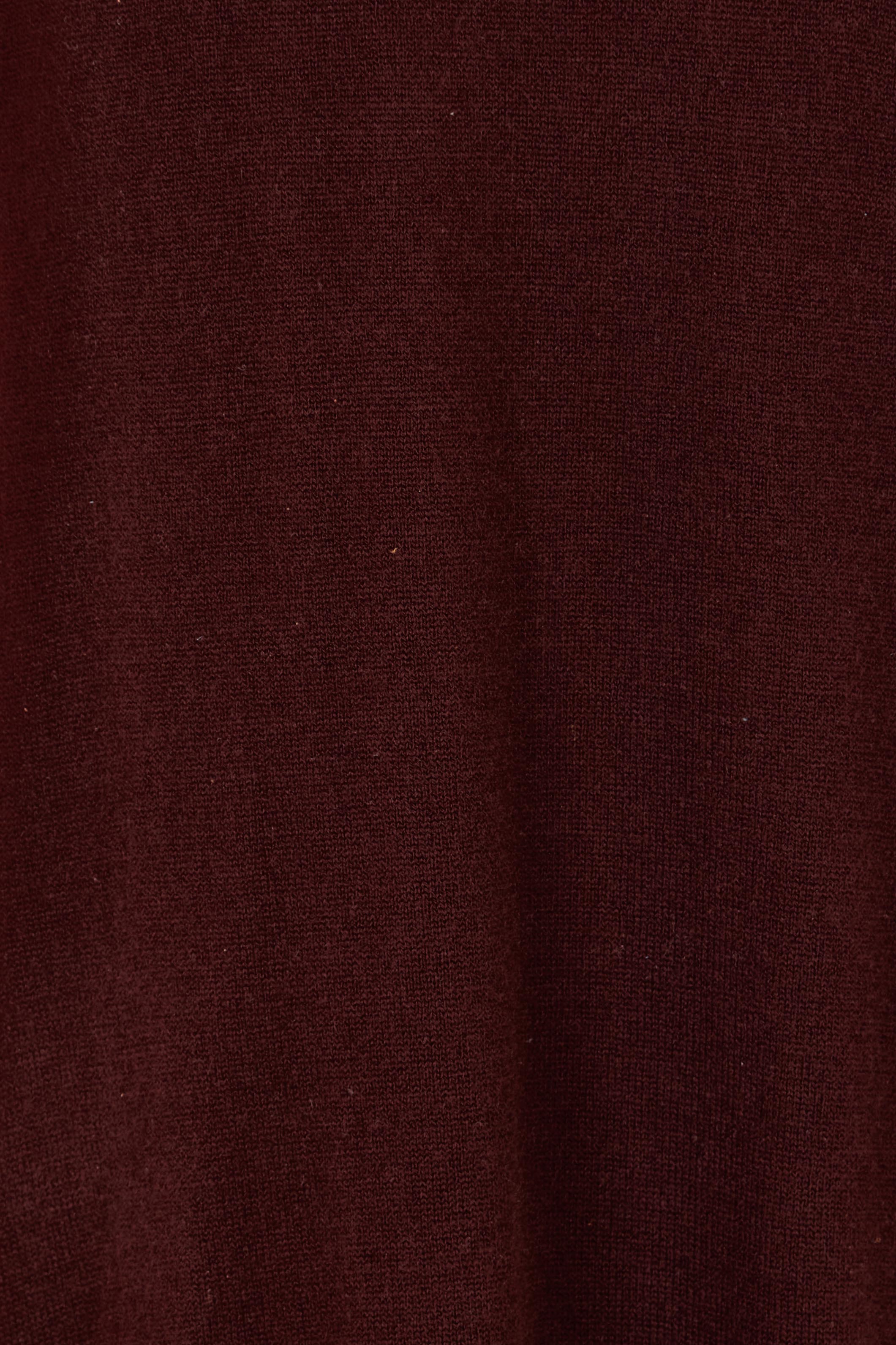 Product shot of The Keepers Soft Knit Maxi Dress in colour Plum (Purple), detail