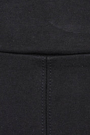 Product shot of The Fit And Flare Ponte Skirt in colour Black (Black), detail