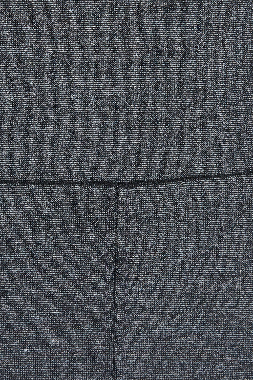 Product shot of The Fit And Flare Ponte Skirt in colour Greymarle (Grey), detail