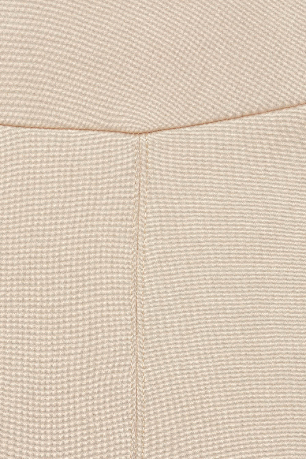 Product shot of The Fit And Flare Ponte Skirt in colour Nougat, detail