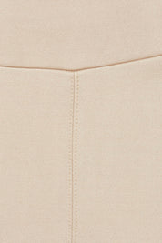 Product shot of The Fit And Flare Ponte Skirt in colour Nougat, detail