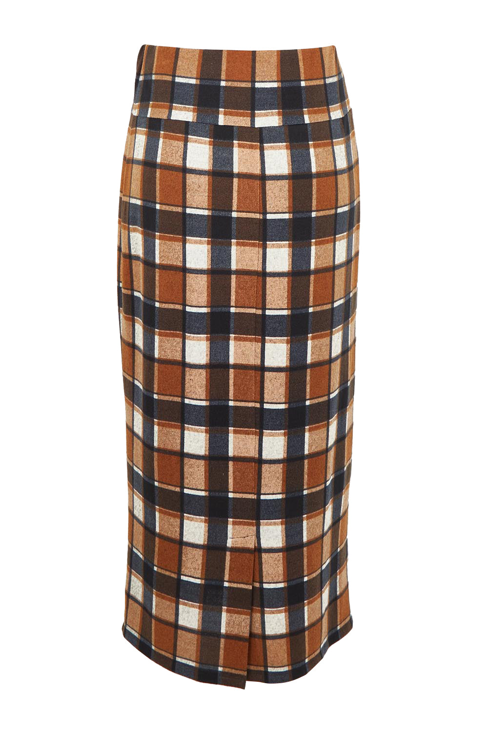 The Check Knit Lined Skirt – Tanblack