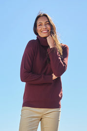 The Keepers Soft Roll Neck Jumper – Burntplum