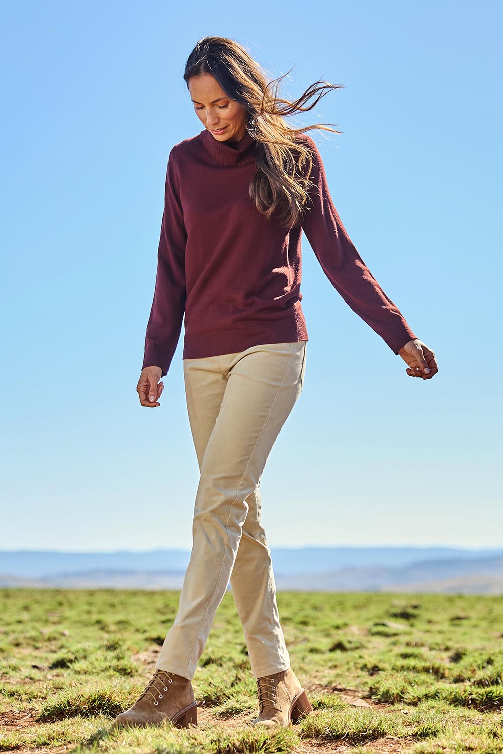 The Keepers Soft Roll Neck Jumper – Burntplum